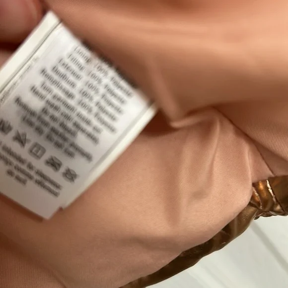 Janie And Jack Metallic Puffer Jacket - Picture 6 of 7